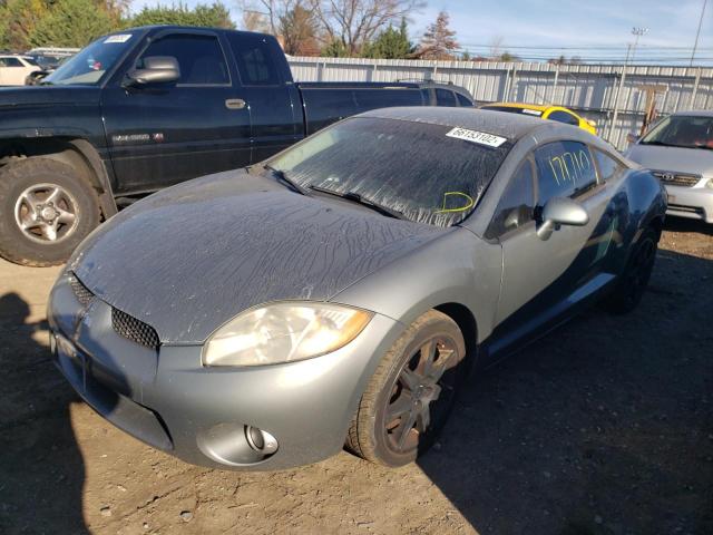 4A3AK34T48E002432 - 2008 MITSUBISHI ECLIPSE GT GRAY photo 2