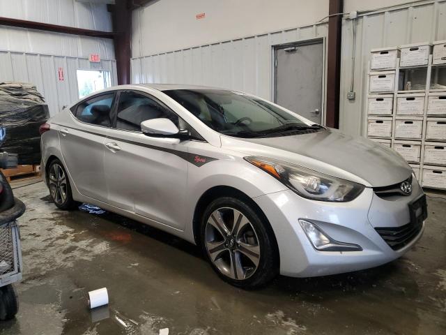 KMHDH4AHXEU038451 - 2014 HYUNDAI ELANTRA SE SILVER photo 4