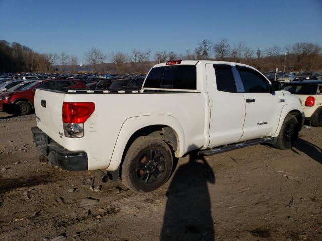 5TFBV54148X072073 - 2008 TOYOTA TUNDRA DOUBLE CAB WHITE photo 3