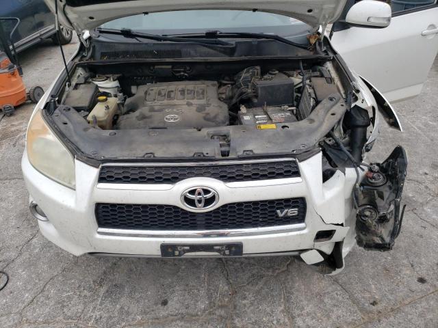 2T3DK4DV2BW054472 - 2011 TOYOTA RAV4 LIMITED WHITE photo 12