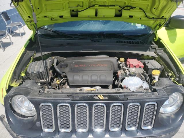 ZACCJBAB4JPH36392 - 2018 JEEP RENEGADE SPORT მწვანე ფოტო 11