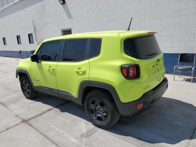 ZACCJBAB4JPH36392 - 2018 JEEP RENEGADE SPORT მწვანე ფოტო 2