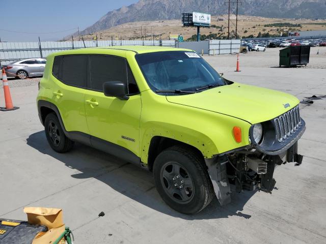 ZACCJBAB4JPH36392 - 2018 JEEP RENEGADE SPORT მწვანე ფოტო 4