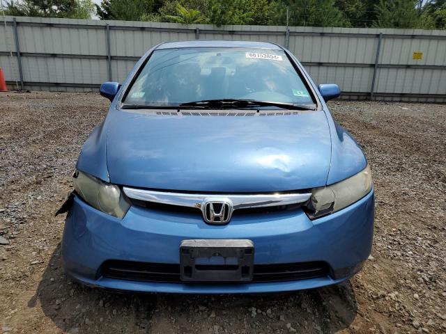 1HGFA16588L047661 - 2008 HONDA CIVIC LX BLUE photo 5