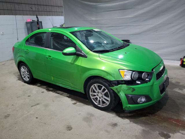 1G1JC5SH6F4129401 - 2015 CHEVROLET SONIC LT GREEN photo 4
