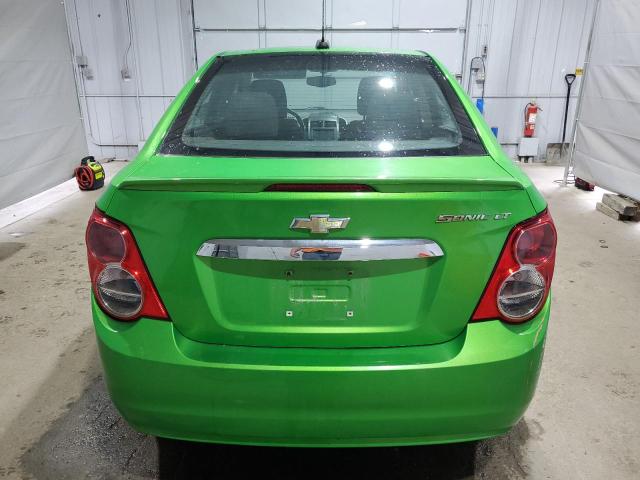 1G1JC5SH6F4129401 - 2015 CHEVROLET SONIC LT GREEN photo 6