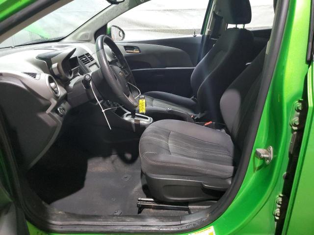 1G1JC5SH6F4129401 - 2015 CHEVROLET SONIC LT GREEN photo 7