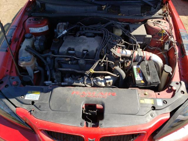 1G2NF52E51M596778 - 2001 PONTIAC GRAND AM SE1 RED photo 11