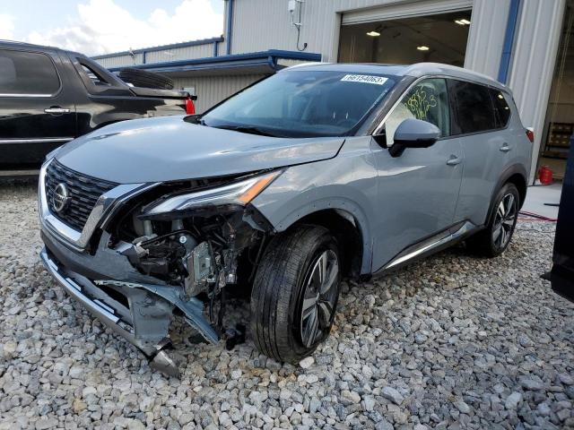 JN8AT3DDXMW310657 - 2021 NISSAN ROGUE PLATINUM GRAY photo 1