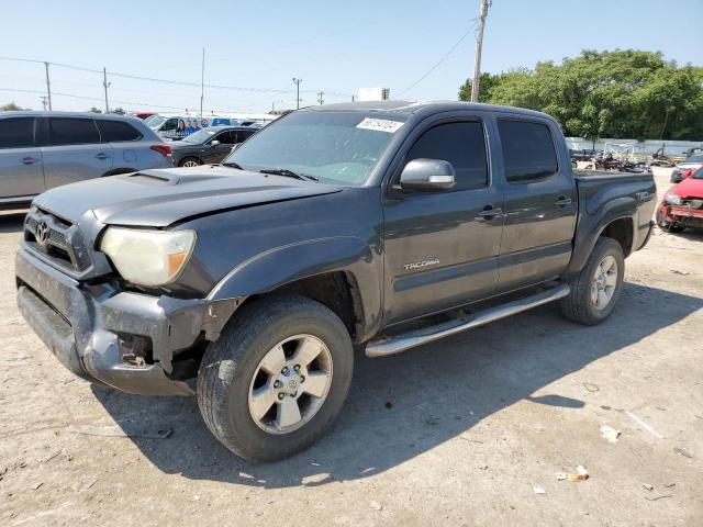 3TMJU4GNXEM165138 - 2014 TOYOTA TACOMA DOUBLE CAB PRERUNNER GRAY photo 1