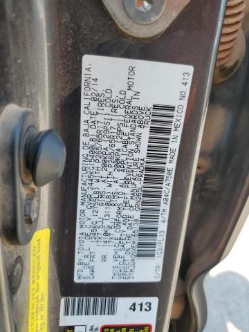 3TMJU4GNXEM165138 - 2014 TOYOTA TACOMA DOUBLE CAB PRERUNNER GRAY photo 12