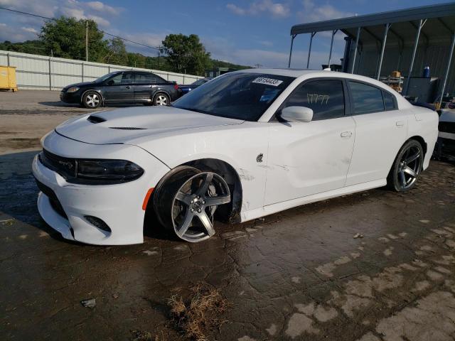 2C3CDXL90JH128583 - 2018 DODGE CHARGER SRT HELLCAT WHITE photo 1