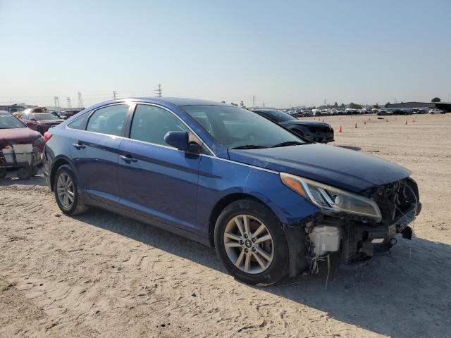 5NPE24AF6HH440443 - 2017 HYUNDAI SONATA SE BLUE photo 4