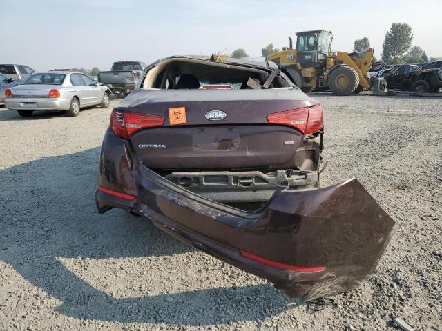 KNAGM4A72B5099168 - 2011 KIA OPTIMA LX MAROON photo 6