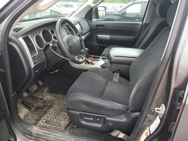 5TFUY5F14CX212189 - 2012 TOYOTA TUNDRA DOUBLE CAB SR5 GRAY photo 7