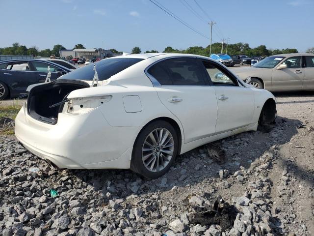 JN1EV7APXKM513279 - 2019 INFINITI Q50 LUXE WHITE photo 3