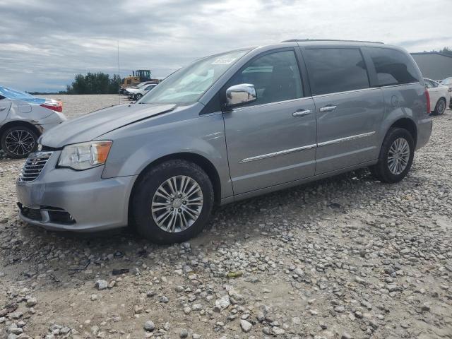 2C4RC1CG3ER133202 - 2014 CHRYSLER TOWN & COU TOURING L SILVER photo 1
