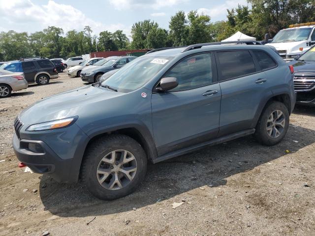 1C4PJMBS6EW191333 - 2014 JEEP CHEROKEE TRAILHAWK GRAY photo 1