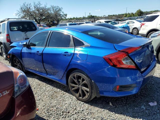 19XFC2F84KE010146 - 2019 HONDA CIVIC SPORT أزرق صورة 2