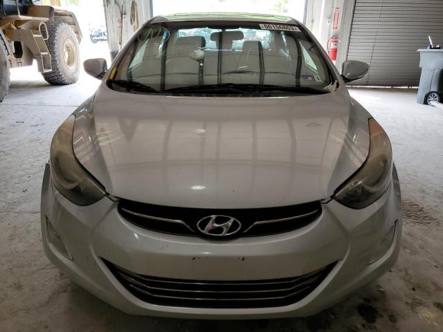 KMHDH4AE9CU469012 - 2012 HYUNDAI ELANTRA GLS SILVER photo 5