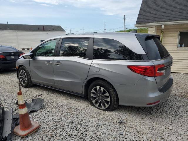 5FNRL6H74MB043332 - 2021 HONDA ODYSSEY EXL GRAY photo 2