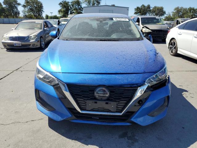 3N1AB8CV2LY280702 - 2020 NISSAN SENTRA SV BLUE photo 5