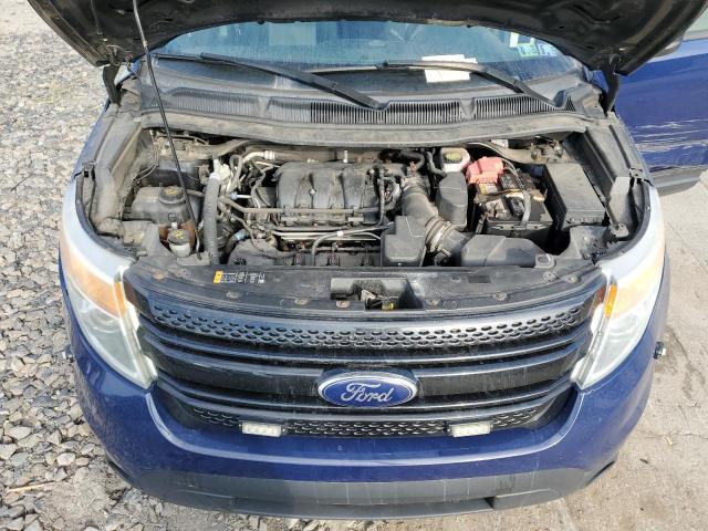 1FM5K8AR6EGB38650 - 2014 FORD INTERCEPTOR POLICE INTERCEPTOR BLUE photo 12