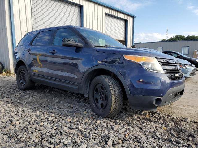 1FM5K8AR6EGB38650 - 2014 FORD INTERCEPTOR POLICE INTERCEPTOR BLUE photo 4