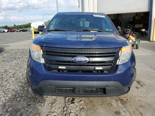 1FM5K8AR6EGB38650 - 2014 FORD INTERCEPTOR POLICE INTERCEPTOR BLUE photo 5