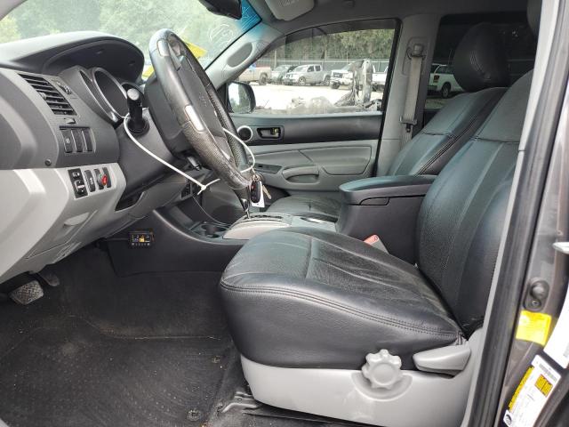 5TFJU4GN1DX045401 - 2013 TOYOTA TACOMA DOUBLE CAB PRERUNNER GRAY photo 7