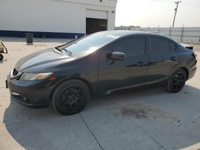 2HGFB2F9XEH517557 - 2014 HONDA CIVIC EXL შავი ფოტო 1