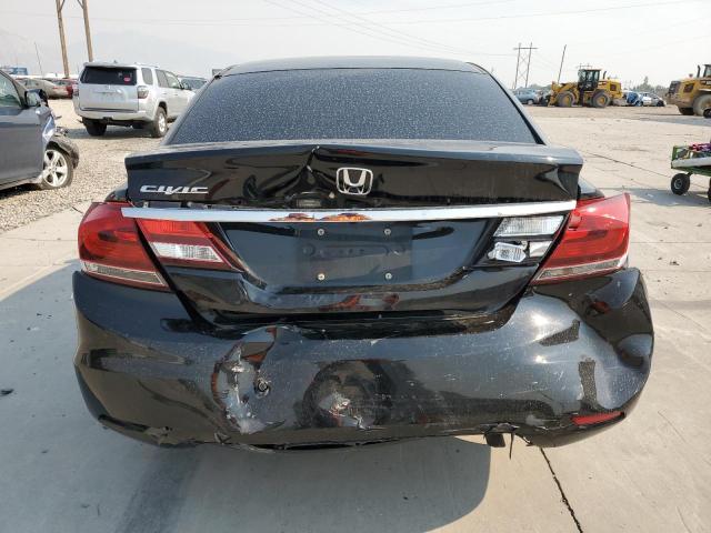 2HGFB2F9XEH517557 - 2014 HONDA CIVIC EXL შავი ფოტო 6