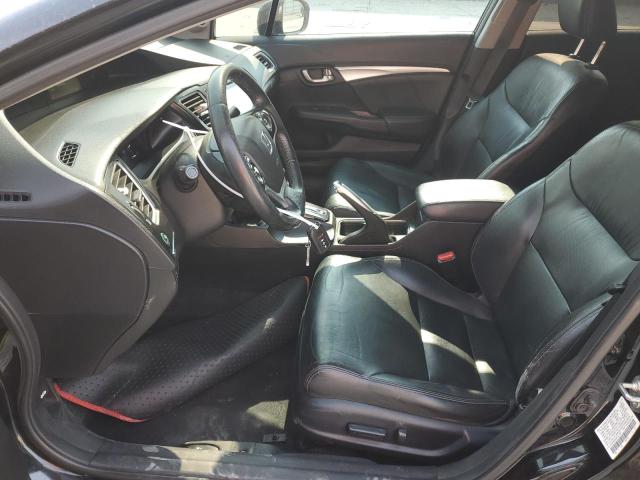 2HGFB2F9XEH517557 - 2014 HONDA CIVIC EXL შავი ფოტო 7