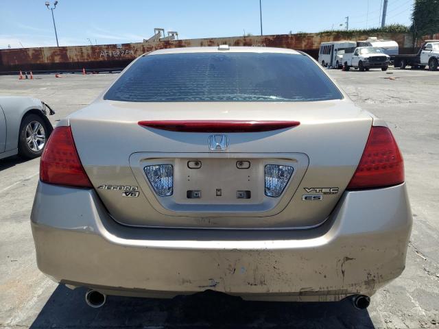 1HGCM66896A029812 - 2006 HONDA ACCORD EX TAN photo 6