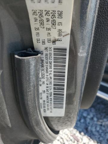 1J8HG48K78C135202 - 2008 JEEP COMMANDER SPORT Մոխրագույն լուսանկար 13