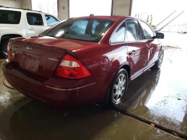 1FAHP25127G114617 - 2007 FORD FIVE HUNDR BURGUNDY photo 4