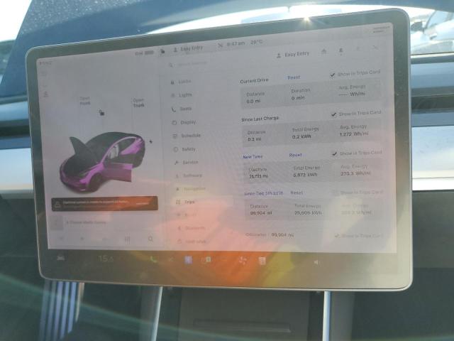 5YJ3E1EB5JF086147 - 2018 TESLA MODEL 3 ლურჯი ფოტო 9