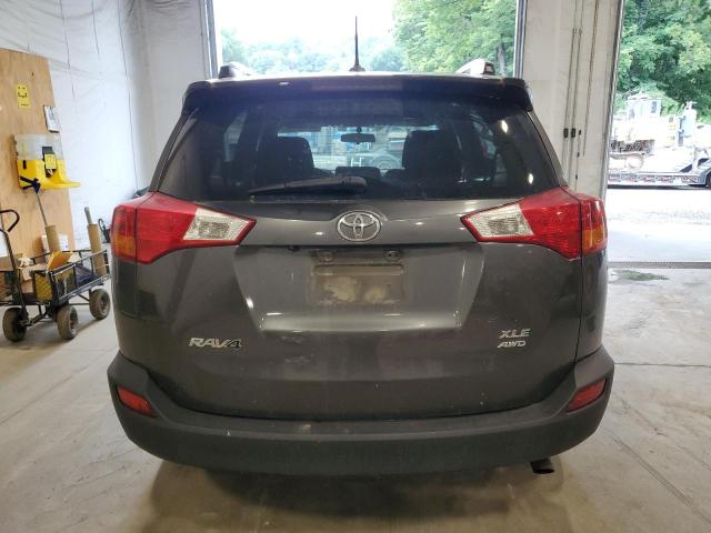 2T3RFREV5DW119453 - 2013 TOYOTA RAV4 XLE GRAY photo 6