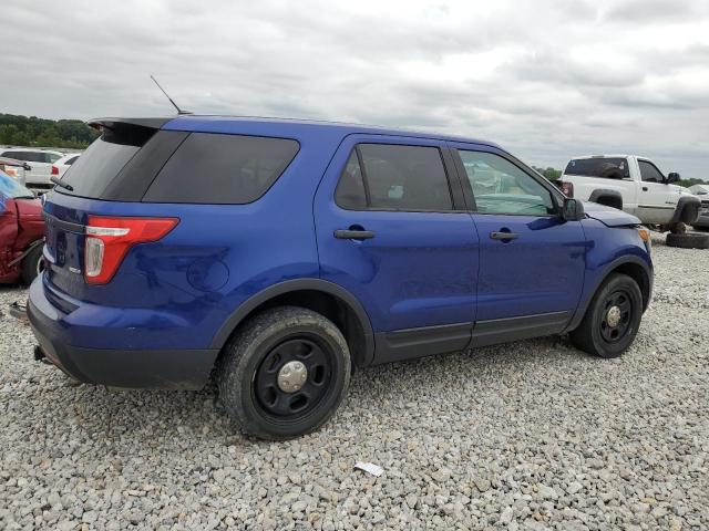 1FM5K8AR9EGC26589 - 2014 FORD EXPLORER POLICE INTERCEPTOR BLUE photo 3