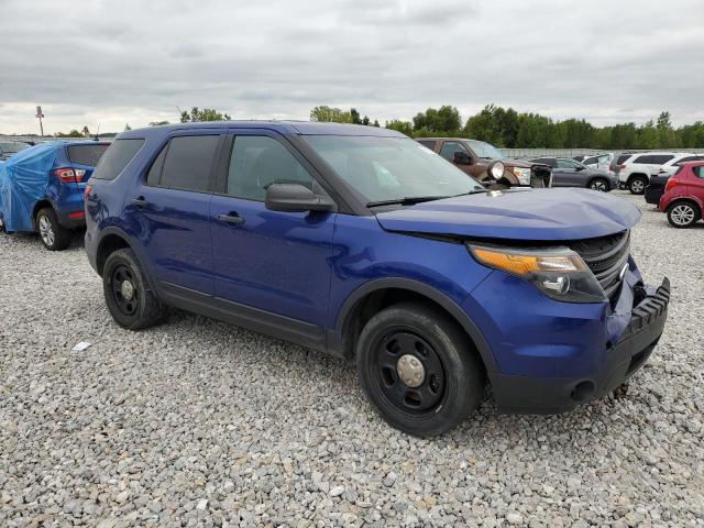 1FM5K8AR9EGC26589 - 2014 FORD EXPLORER POLICE INTERCEPTOR 蓝色 照片 4