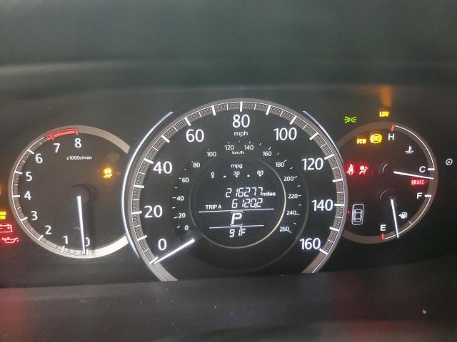 1HGCR3F85DA039623 - 2013 HONDA ACCORD EXL SILVER photo 9