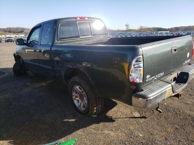 5TBBT44145S456588 - 2005 TOYOTA TUNDRA ACCESS CAB SR5 GREEN photo 3