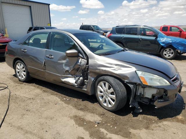 1HGCM66887A071888 - 2007 HONDA ACCORD EX Сірий фото 7