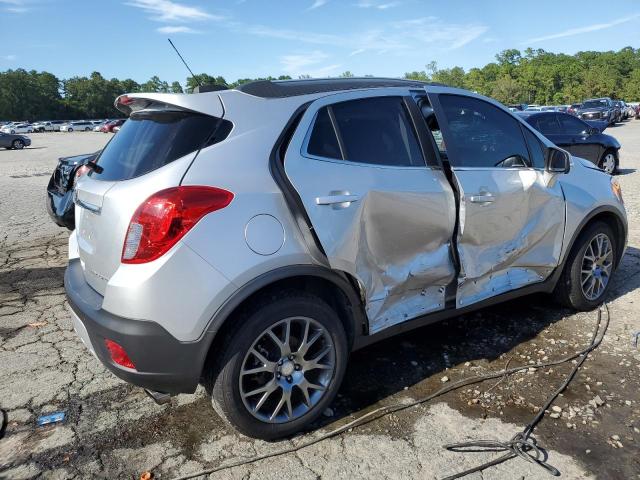 KL4CJ1SM3GB602545 - 2016 BUICK ENCORE SPORT TOURING SILVER photo 3