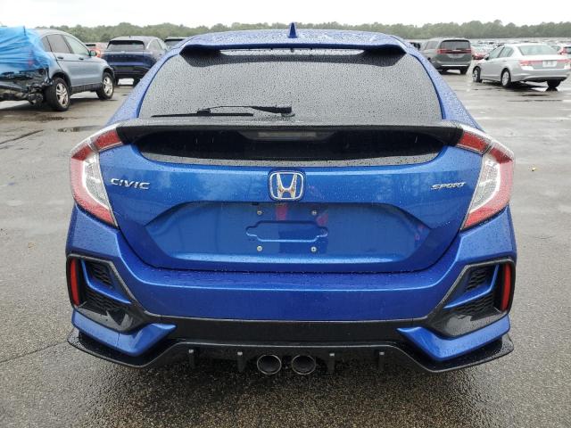 SHHFK7H47LU414451 - 2020 HONDA CIVIC SPORT BLUE photo 6