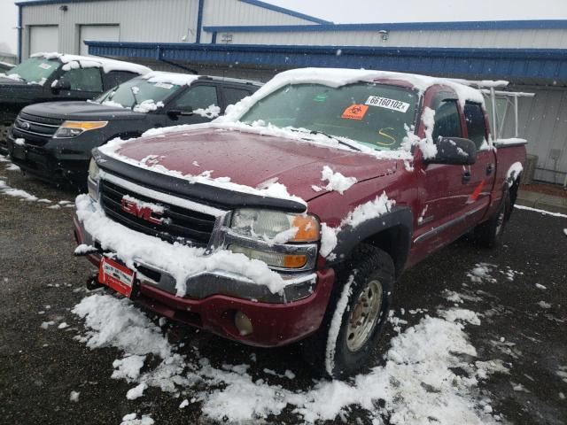 1GTGK23U74F216594 - 2004 GMC SIERRA K2500 CREW CAB BURGUNDY photo 1