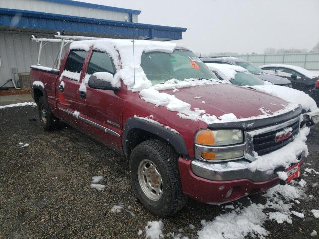 1GTGK23U74F216594 - 2004 GMC SIERRA K2500 CREW CAB BURGUNDY photo 4