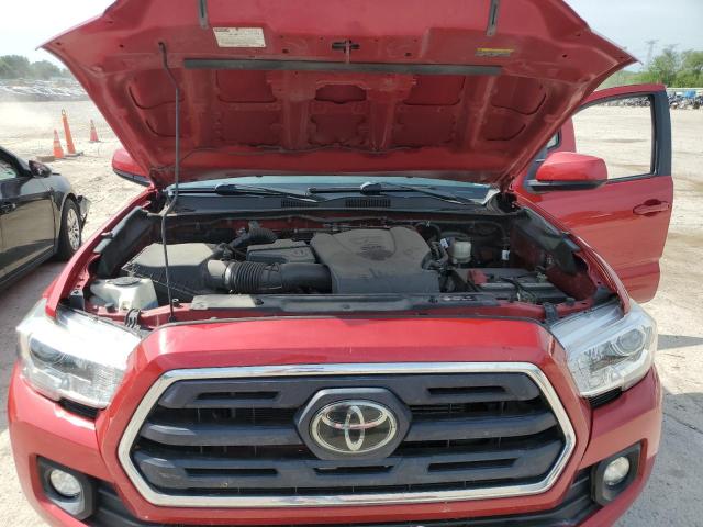 3TMAZ5CN9JM072540 - 2018 TOYOTA TACOMA DOUBLE CAB 红色 照片 11