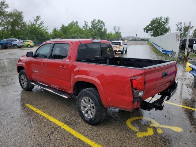3TMAZ5CN9JM072540 - 2018 TOYOTA TACOMA DOUBLE CAB 红色 照片 2