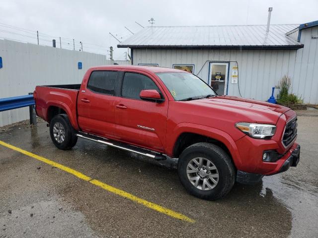 3TMAZ5CN9JM072540 - 2018 TOYOTA TACOMA DOUBLE CAB 红色 照片 4